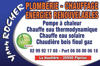 Yann Rocher : plomberie chauffage et énergies renouvelables